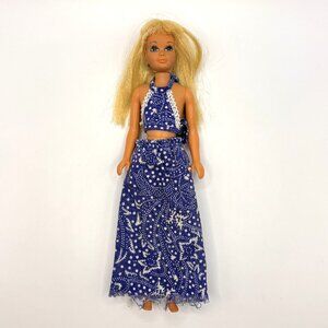 Vintage 1967 Sunset Malibu Skipper Doll with 2 Piece Outfit Halter Top and Skirt